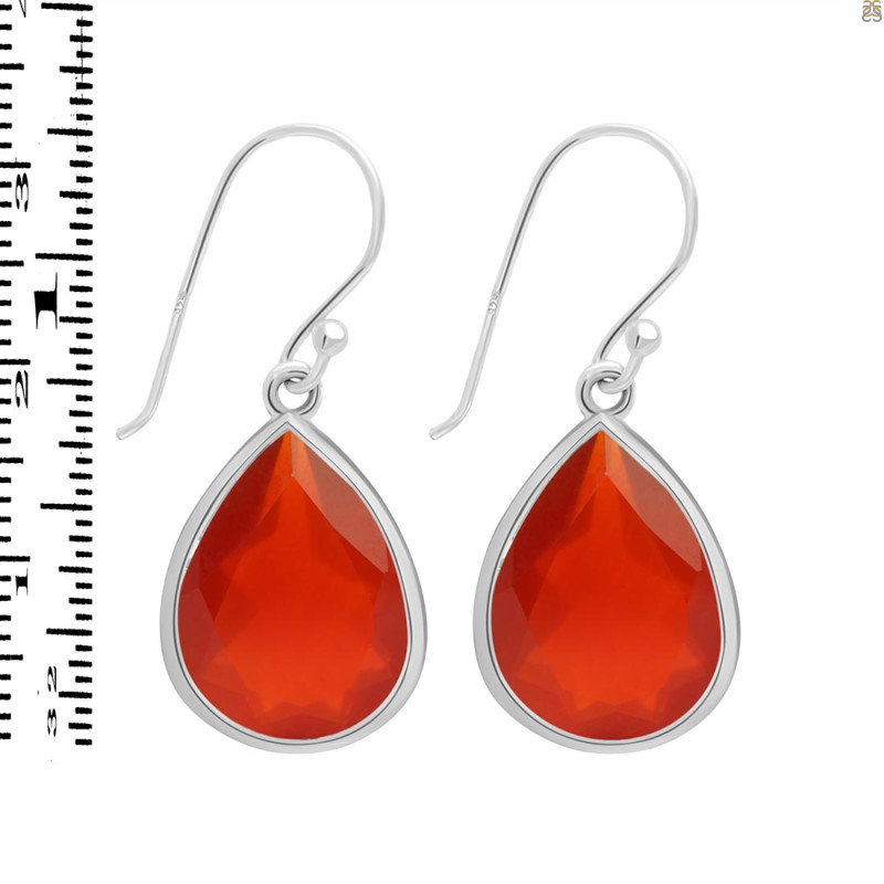 Red Onyx Earring ROX-RDE-1253.