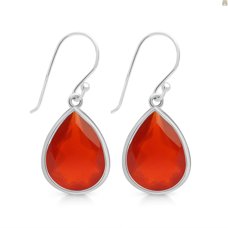 Red Onyx Earring ROX-RDE-1253.