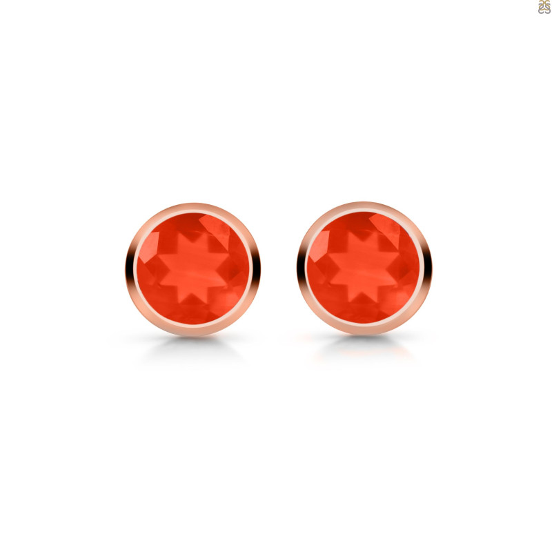 Red Onyx Stud Earring ROX-RDE-1254.