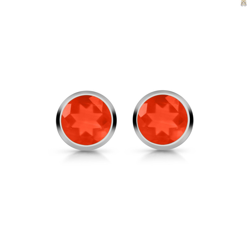 Red Onyx Stud Earring ROX-RDE-1254.