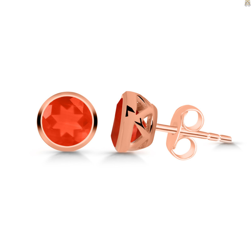Red Onyx Stud Earring ROX-RDE-1254.