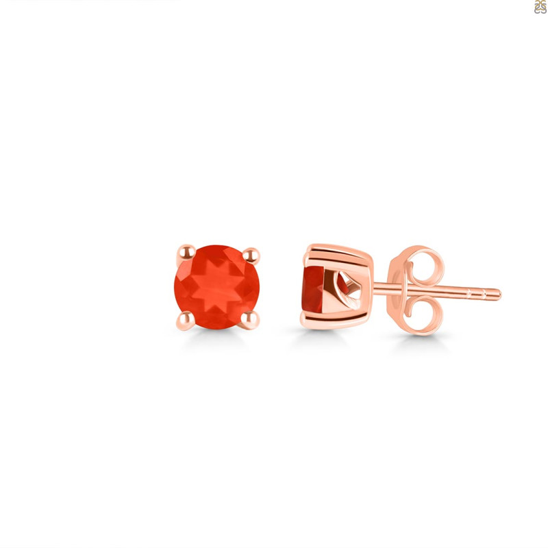Red Onyx Stud Earring ROX-RDE-1321.