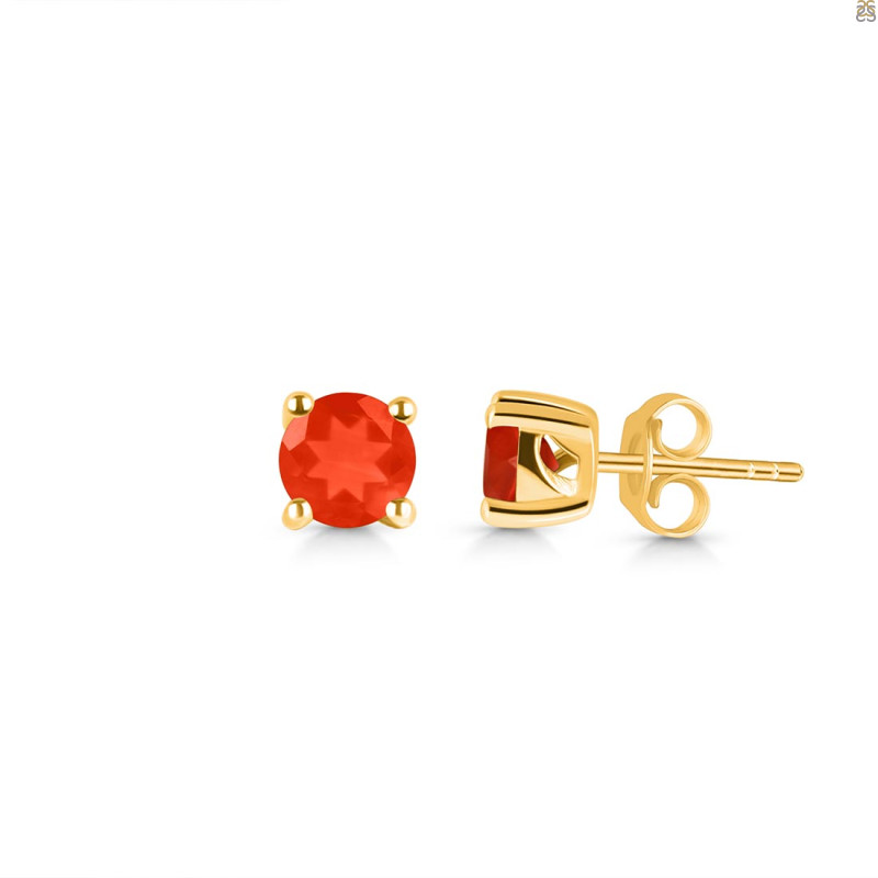 Red Onyx Stud Earring ROX-RDE-1321.
