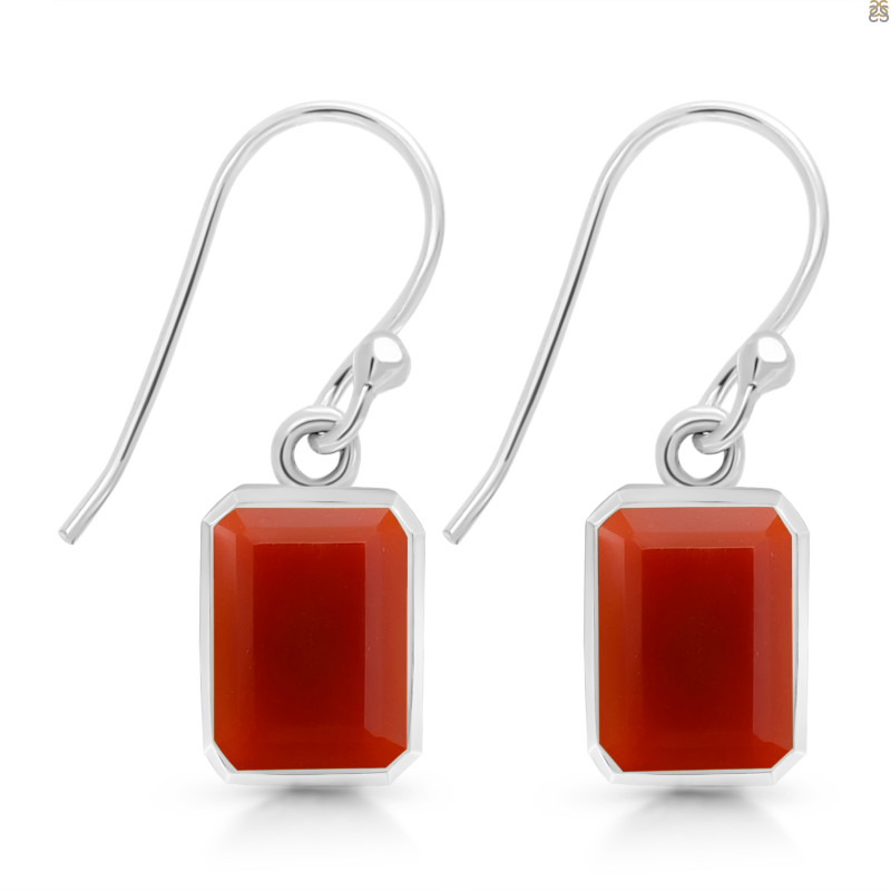 Red Onyx Earring ROX-RDE-1328.