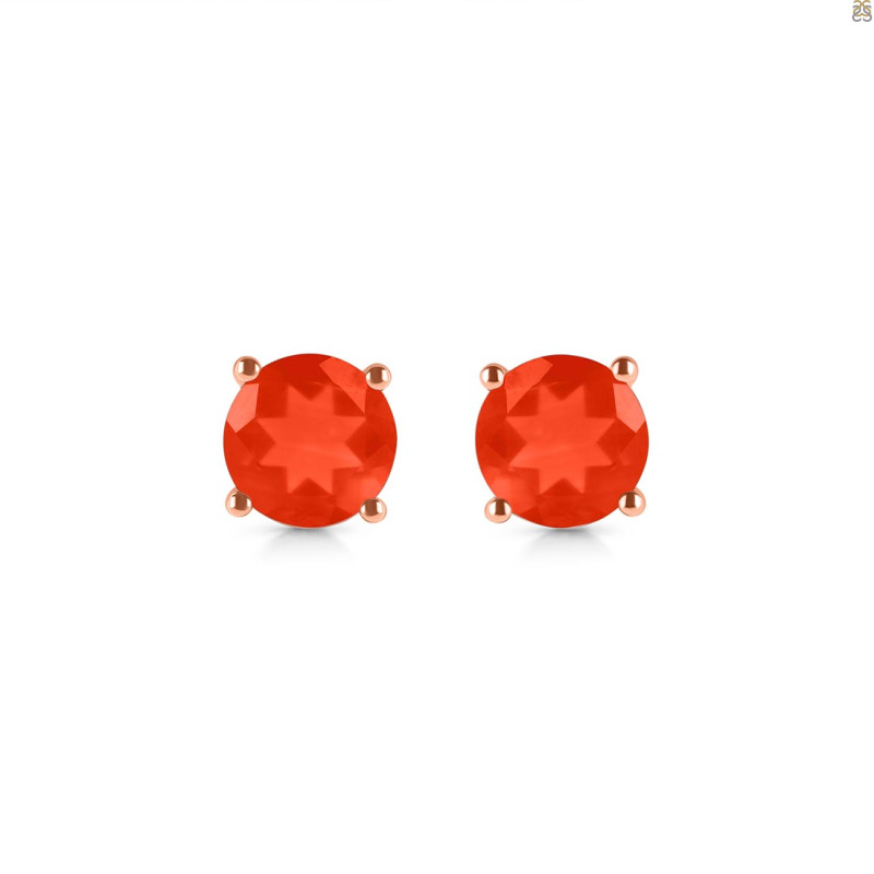 Red Onyx Stud Earring ROX-RDE-1353.