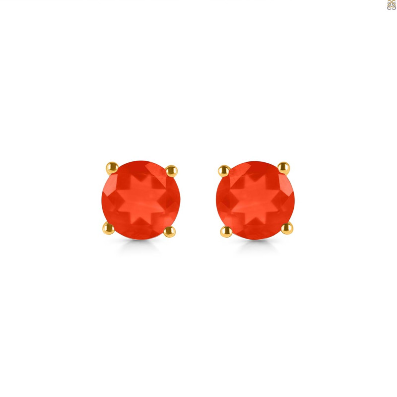 Red Onyx Stud Earring ROX-RDE-1353.