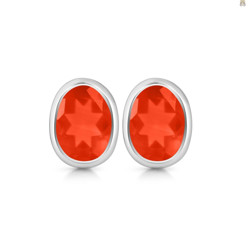 Red Onyx Stud Earring ROX-RDE-1370.