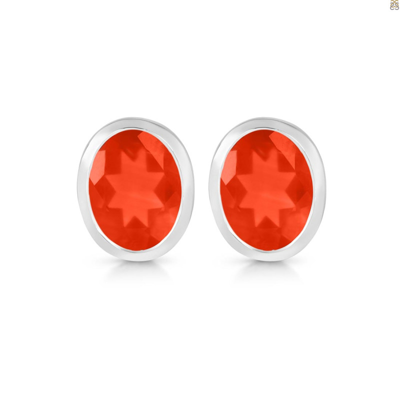 Red Onyx Stud Earring ROX-RDE-1376.