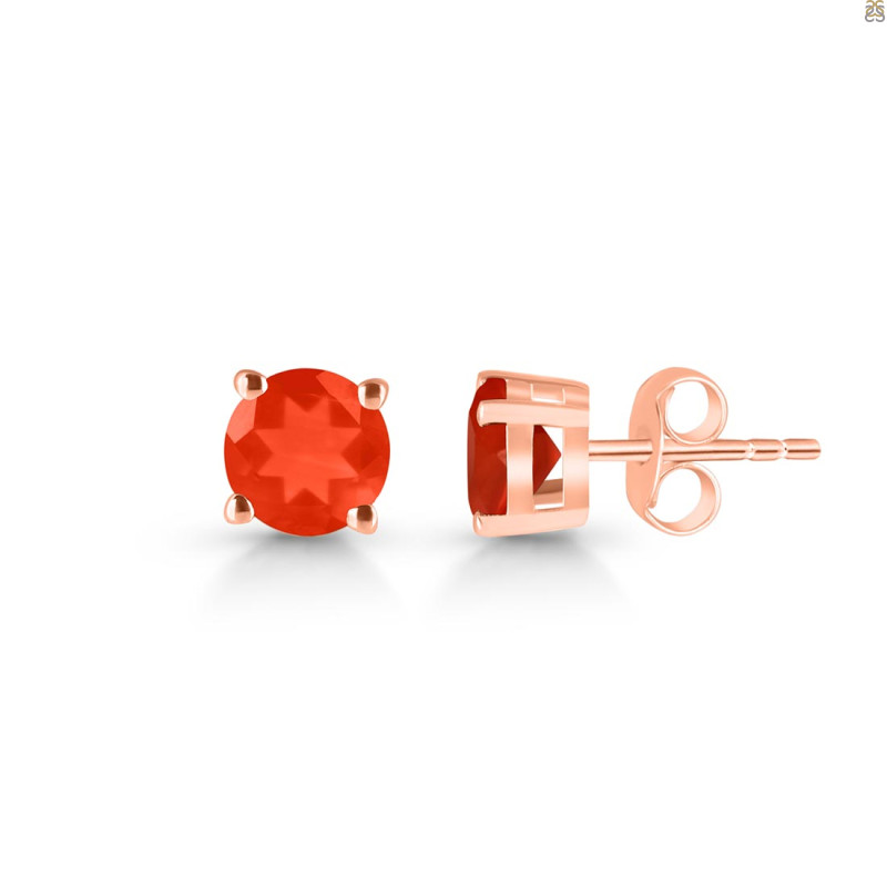 Red Onyx Stud Earring ROX-RDE-1435.