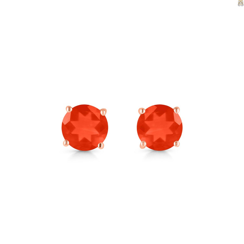 Red Onyx Stud Earring ROX-RDE-1436.