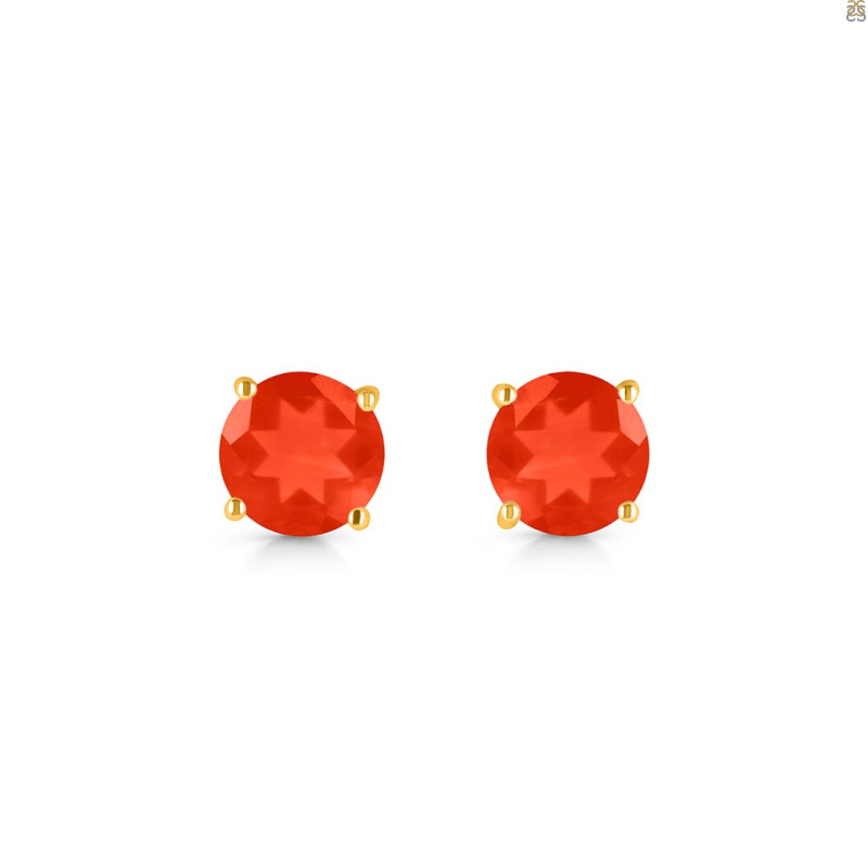 Red Onyx Stud Earring ROX-RDE-1436.