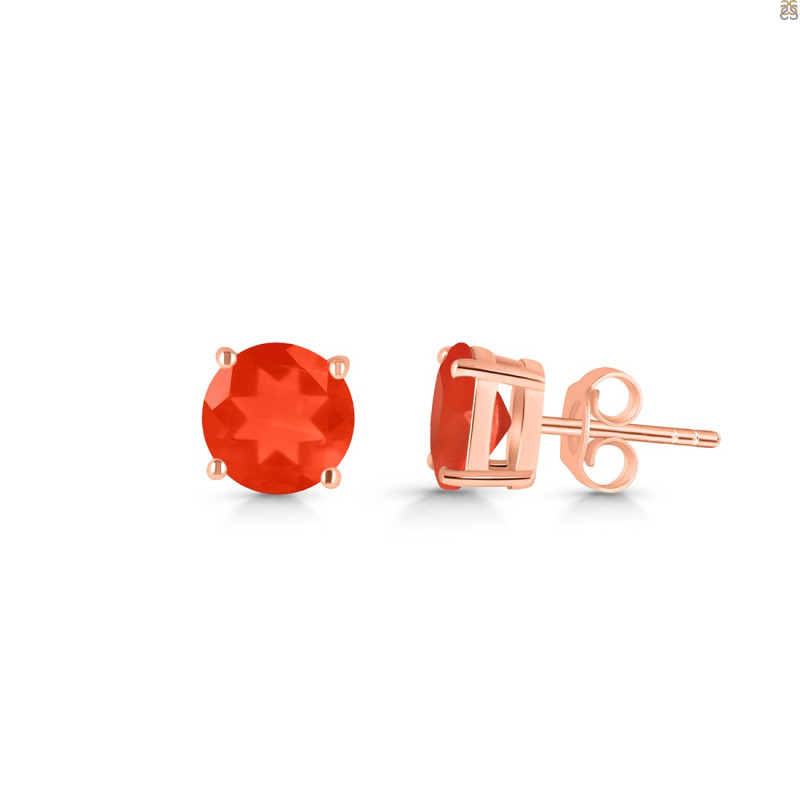 Red Onyx Stud Earring ROX-RDE-1436.