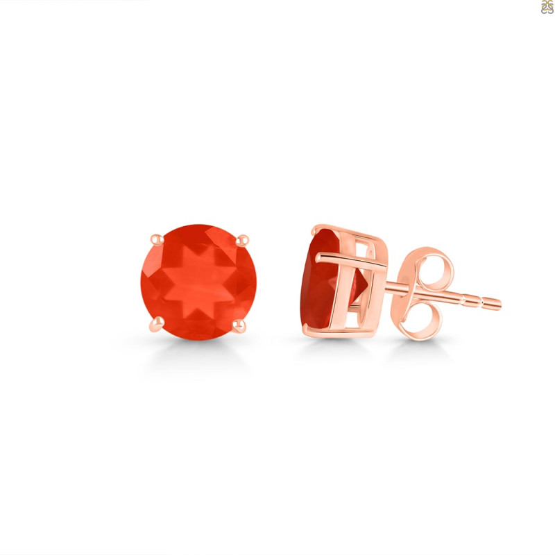 Red Onyx Stud Earring ROX-RDE-1437.