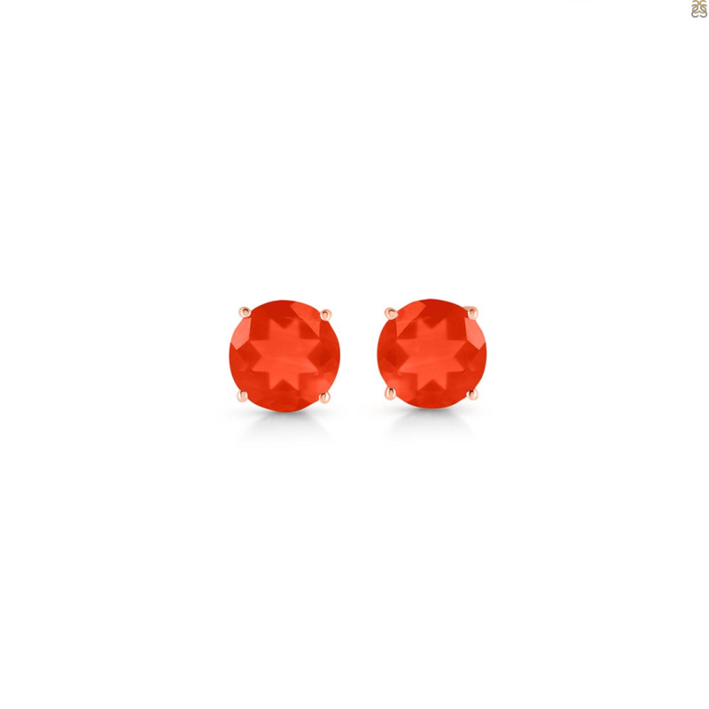 Red Onyx Stud Earring ROX-RDE-1438.