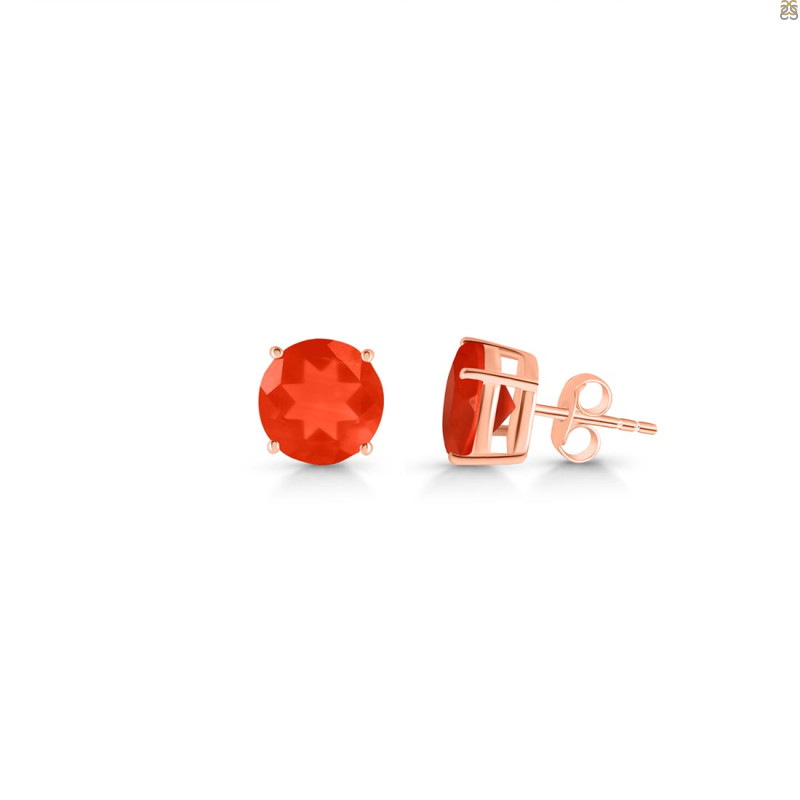 Red Onyx Stud Earring ROX-RDE-1438.