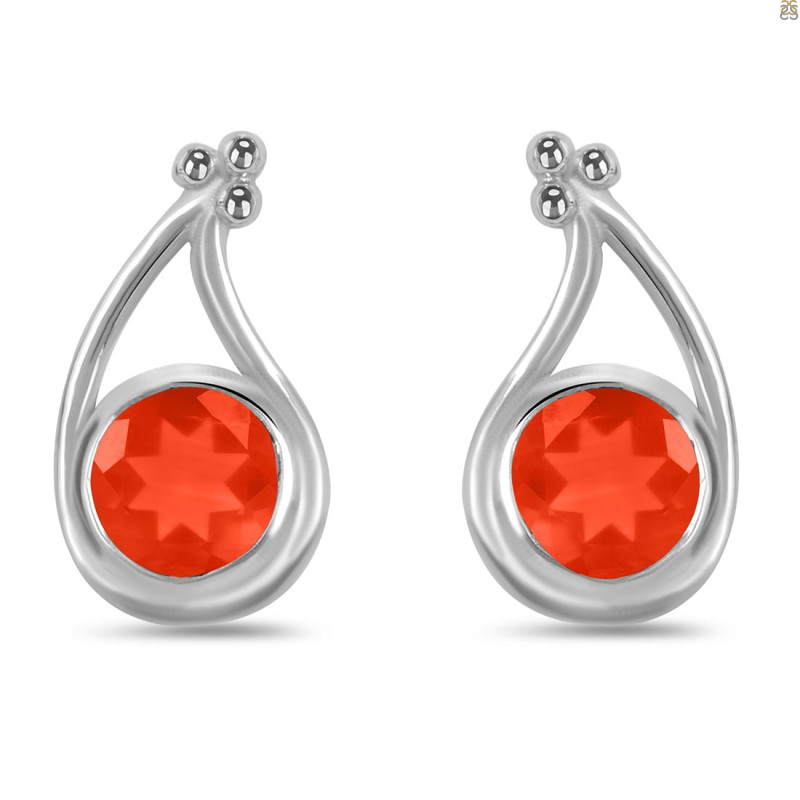 Red Onyx Stud Earring ROX-RDE-19.