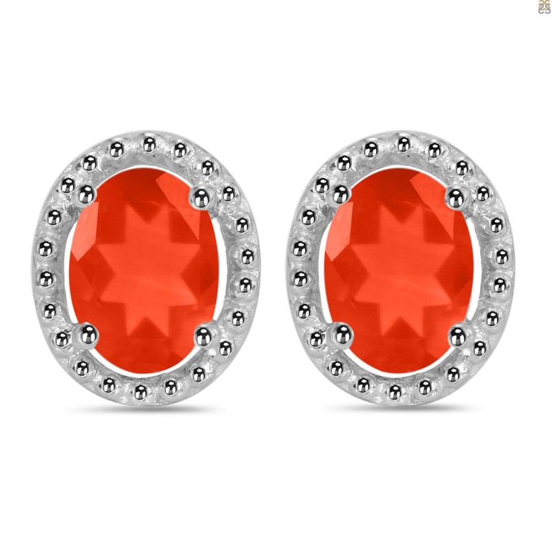 Red Onyx Stud Earring ROX-RDE-34.