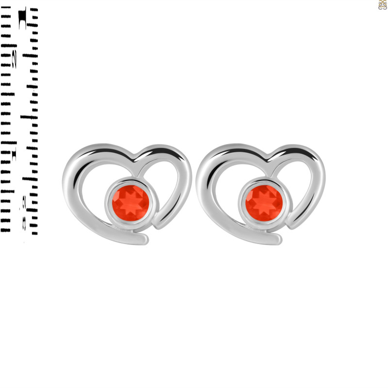Red Onyx Stud Earring ROX-RDE-610.