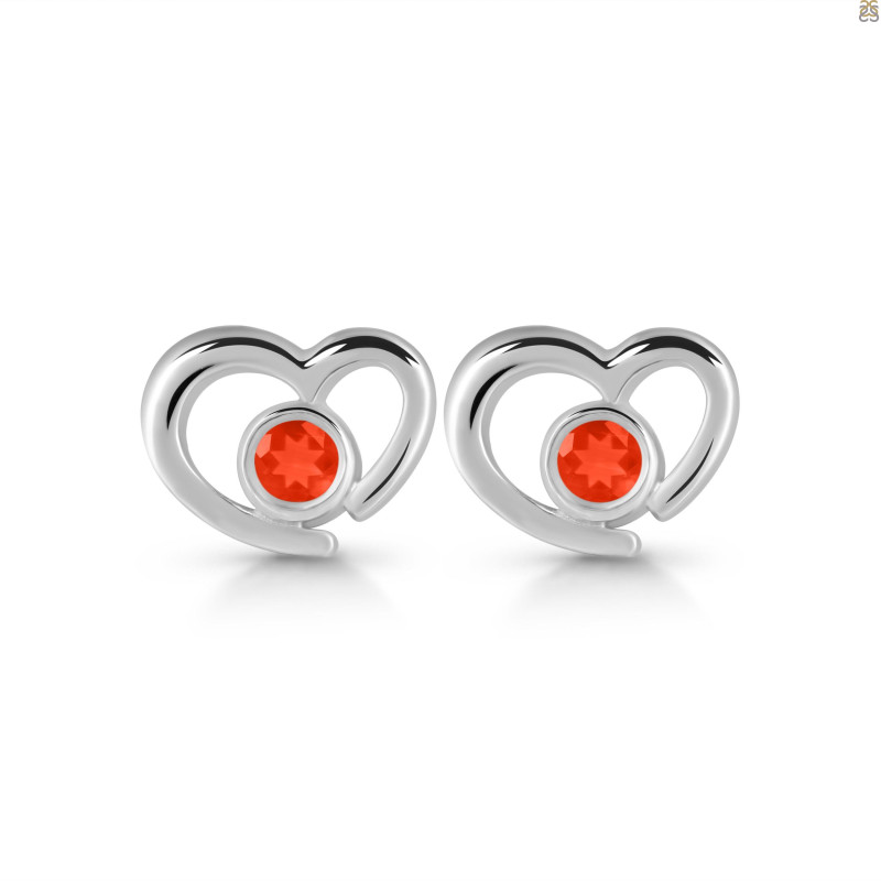 Red Onyx Stud Earring ROX-RDE-610.