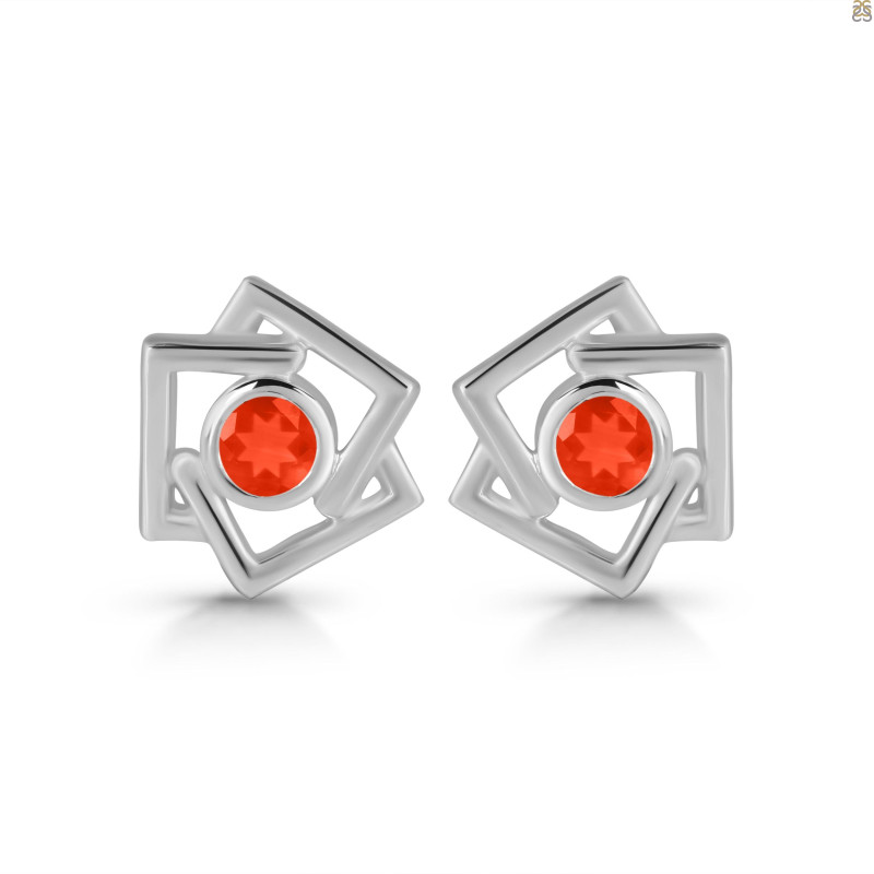 Red Onyx Stud Earring ROX-RDE-627.