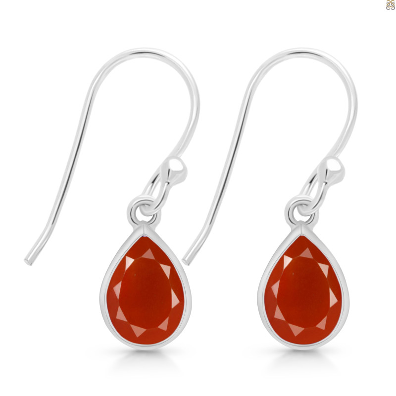 Red Onyx Earring ROX-RDE-1639.