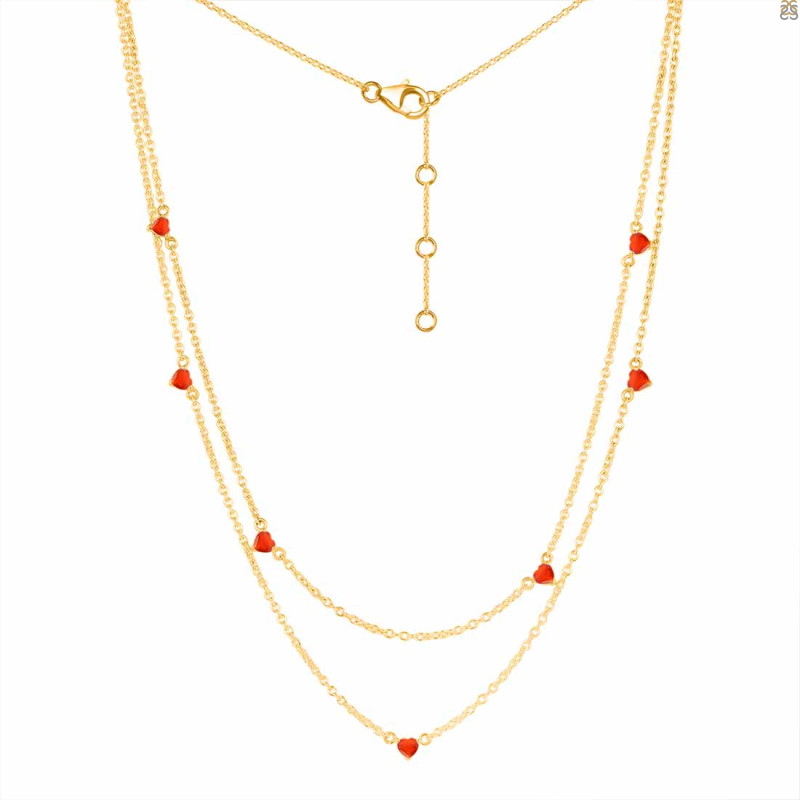 Red Onyx Necklace ROX-RDN-388.