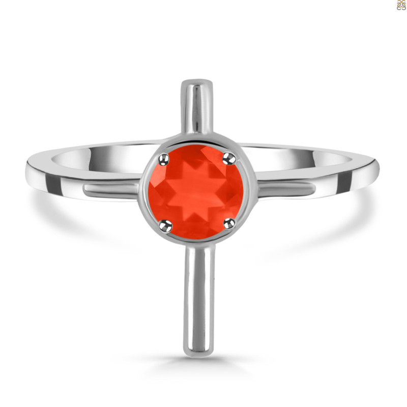 Red Onyx Holy Cross Ring ROX-RDR-2143.