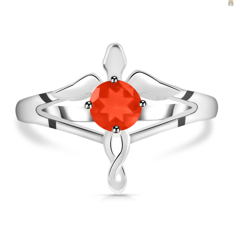 Red Onyx Angel Ring ROX-RDR-2150.