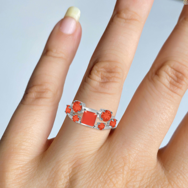 Red Onyx Ring ROX-RDR-457.