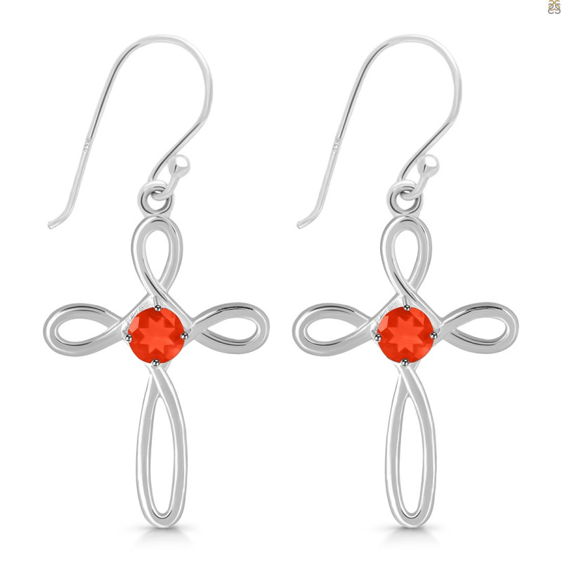 Red Onyx Earring ROX-RDE-425.
