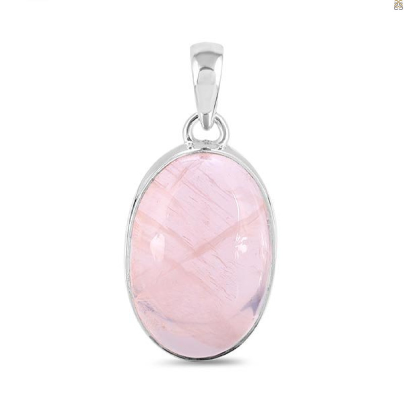 Rose Quartz Pendant-SP RSQ-1-102