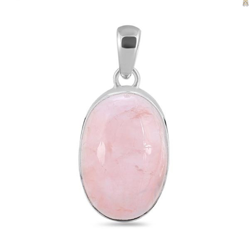 Rose Quartz Pendant-SP RSQ-1-105