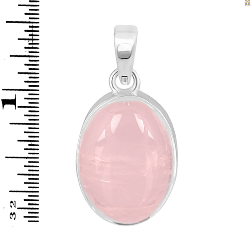 Rose Quartz Pendant-SP RSQ-1-178