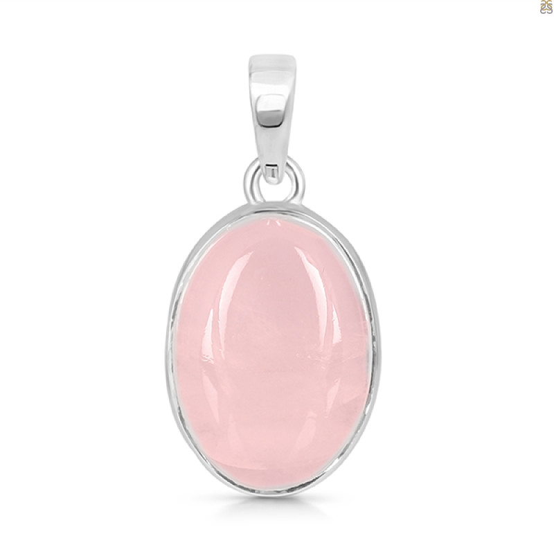 Rose Quartz Pendant-SP RSQ-1-179