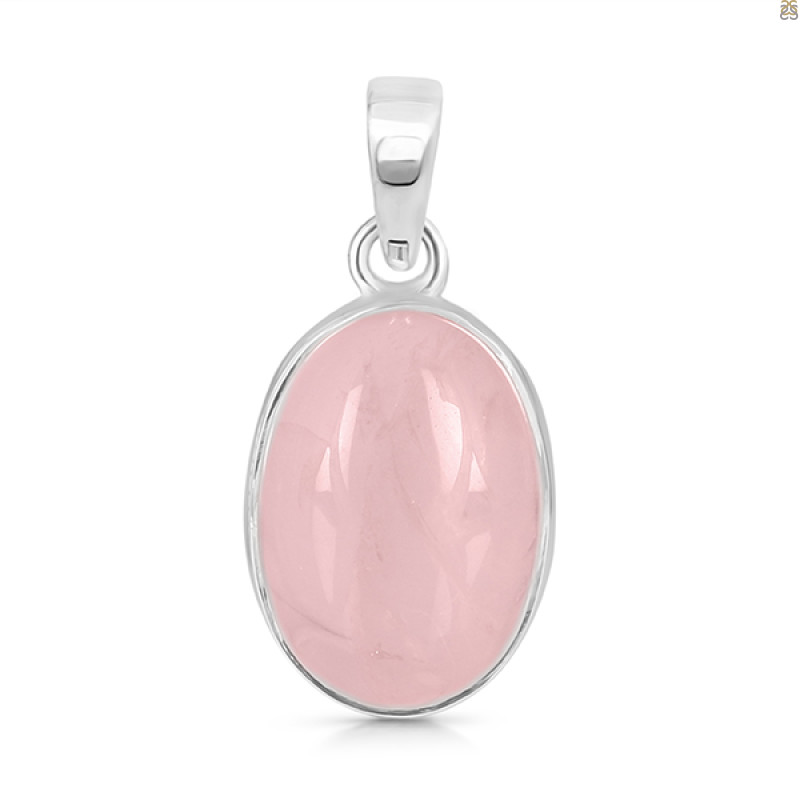 Rose Quartz Pendant-SP RSQ-1-180