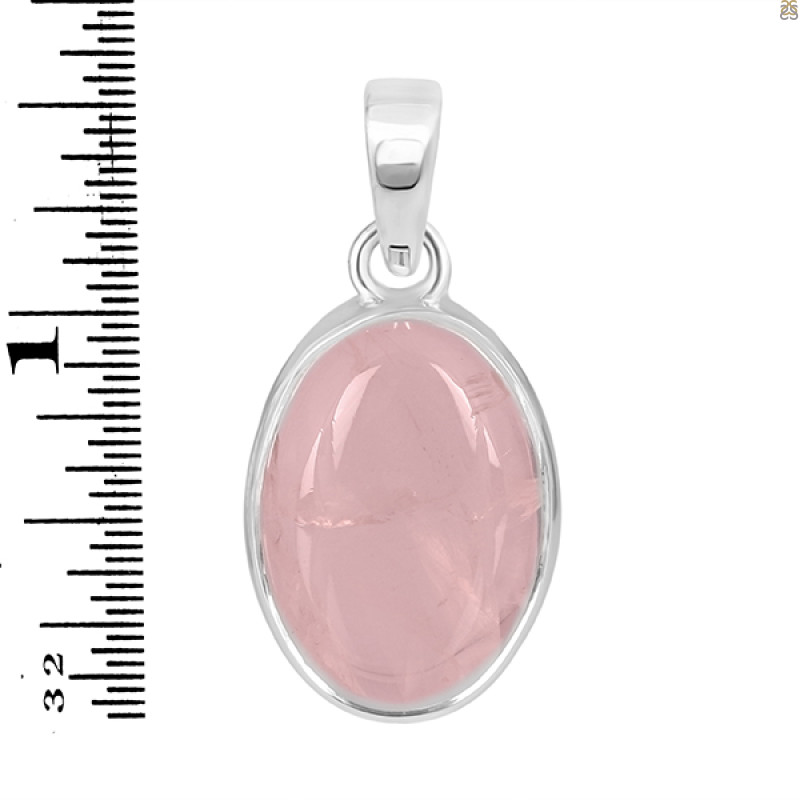 Rose Quartz Pendant-SP RSQ-1-183