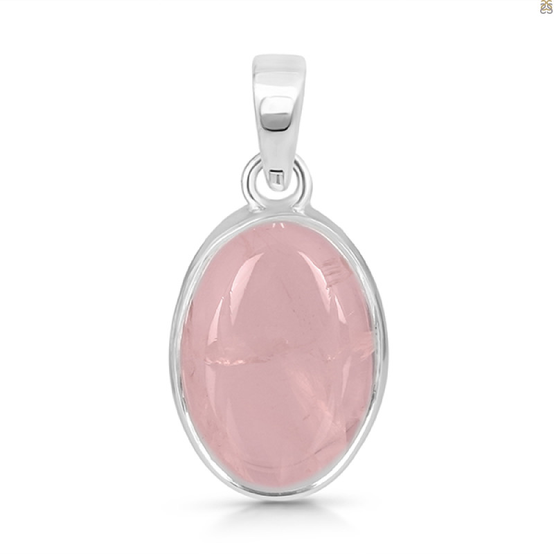 Rose Quartz Pendant-SP RSQ-1-183
