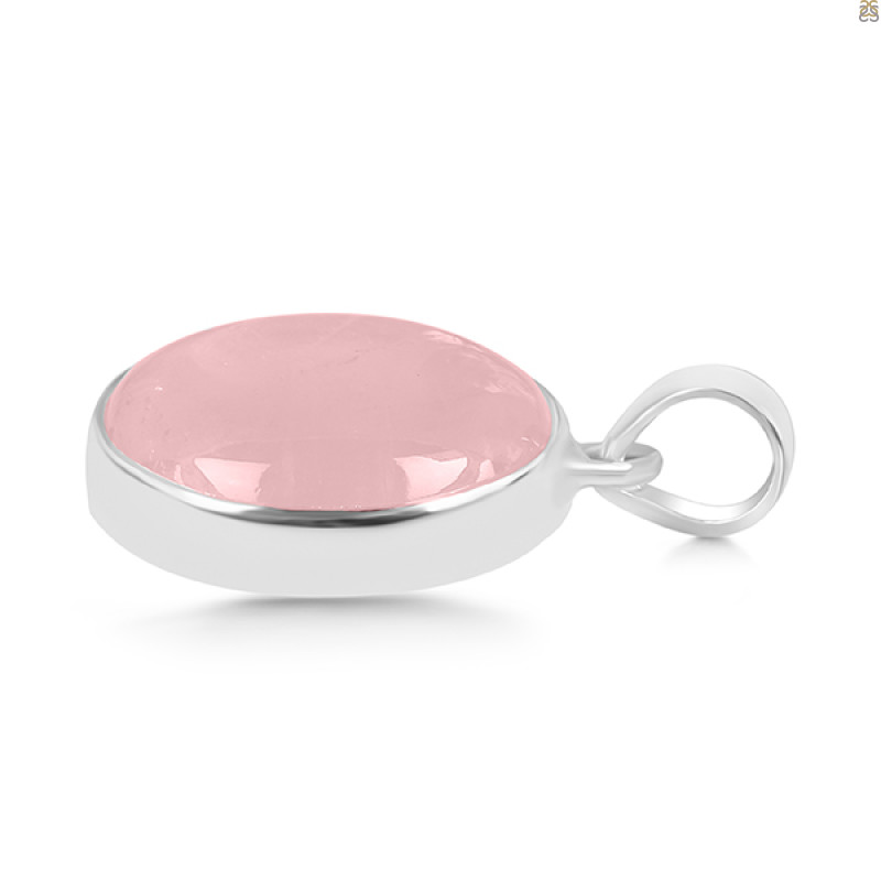 Rose Quartz Pendant-SP RSQ-1-188