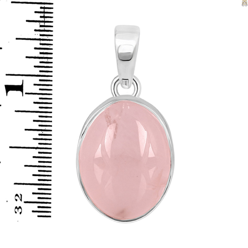 Rose Quartz Pendant-SP RSQ-1-203