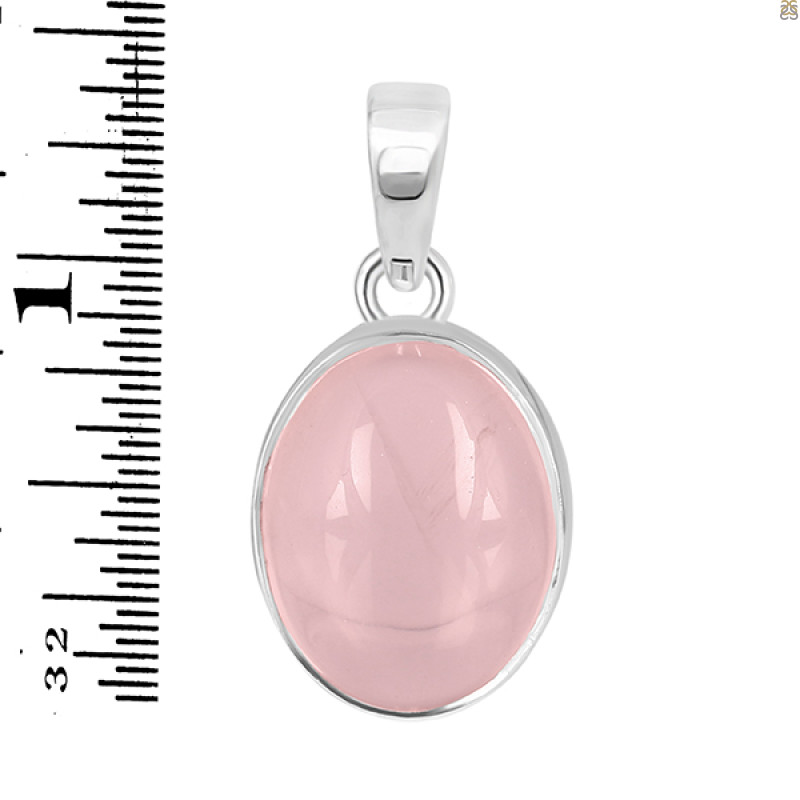 Rose Quartz Pendant-SP RSQ-1-205