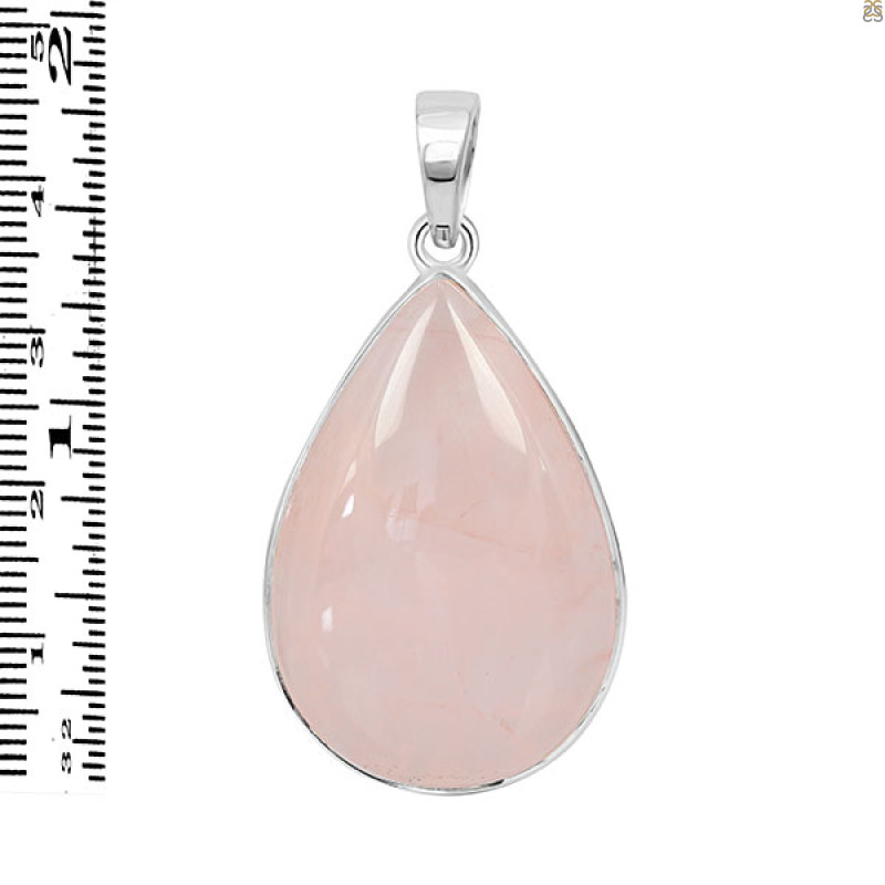 Rose Quartz Pendant-SP RSQ-1-296