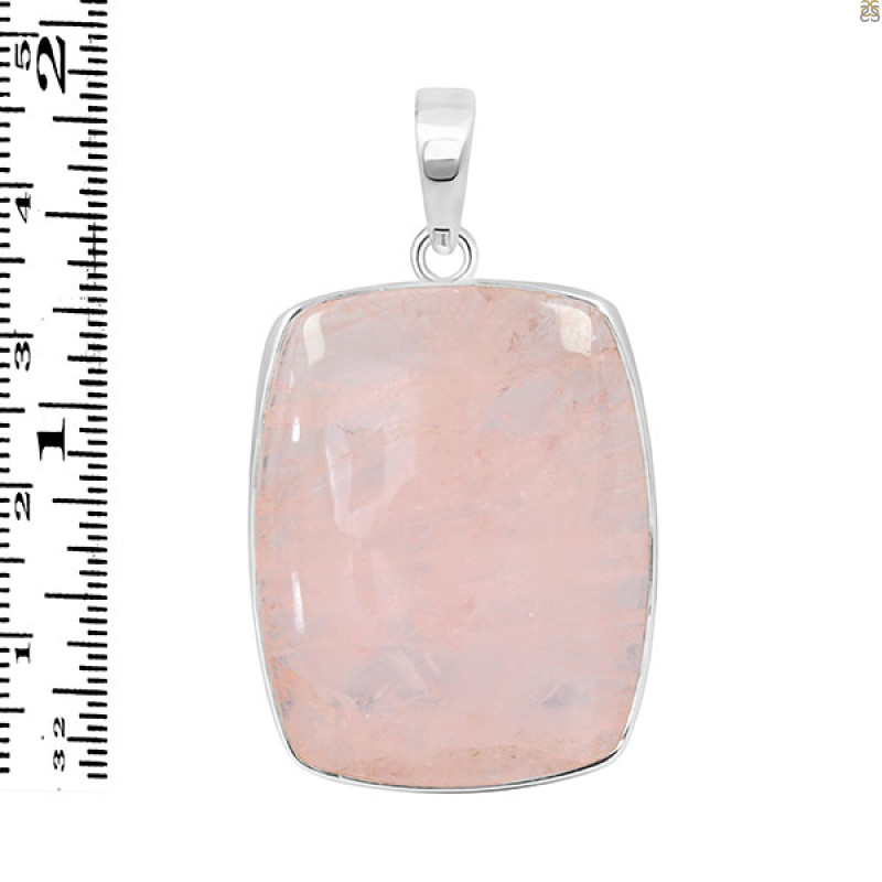 Rose Quartz Pendant-SP RSQ-1-298