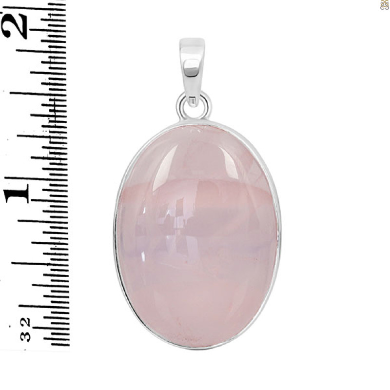 Rose Quartz Pendant-SP RSQ-1-327