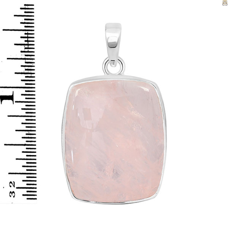 Rose Quartz Pendant-SP RSQ-1-328