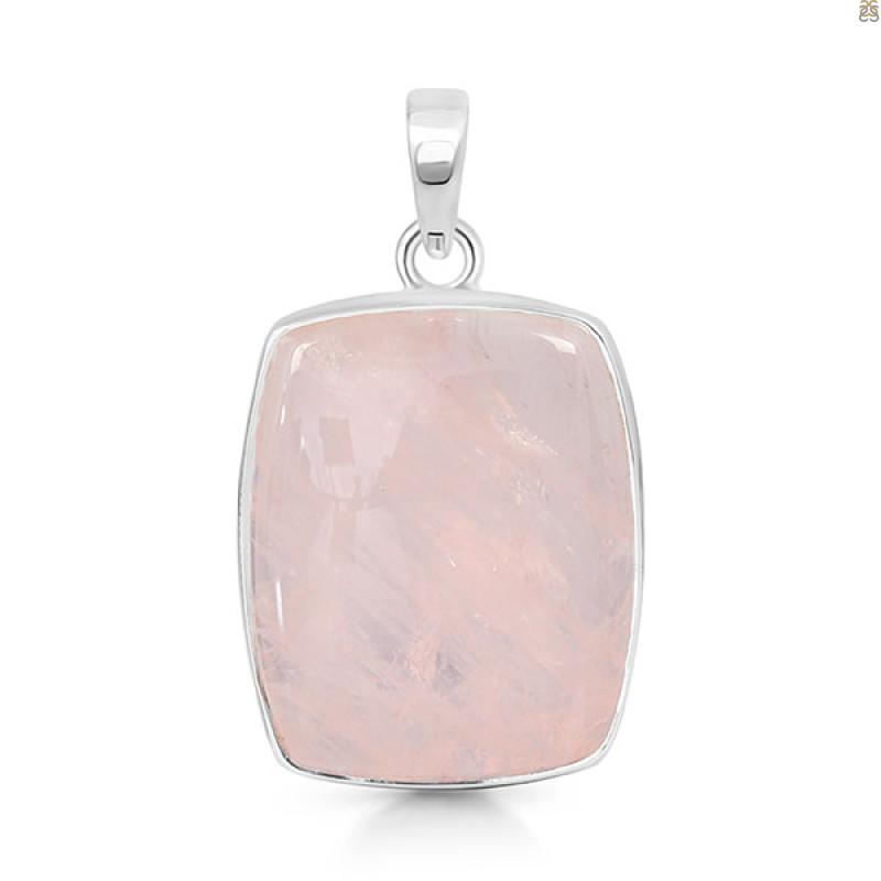 Rose Quartz Pendant-SP RSQ-1-328