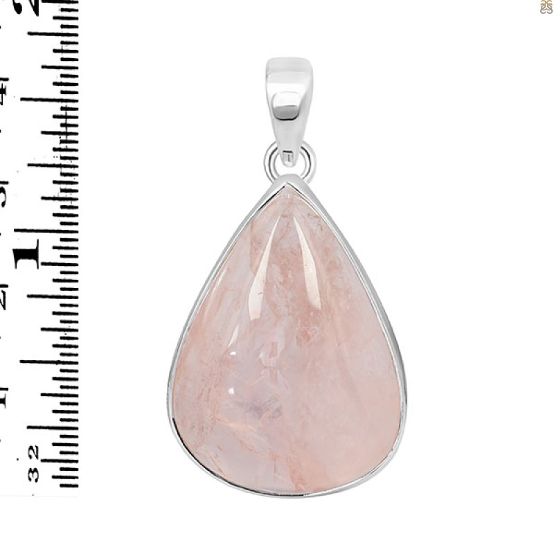 Rose Quartz Pendant-SP RSQ-1-334