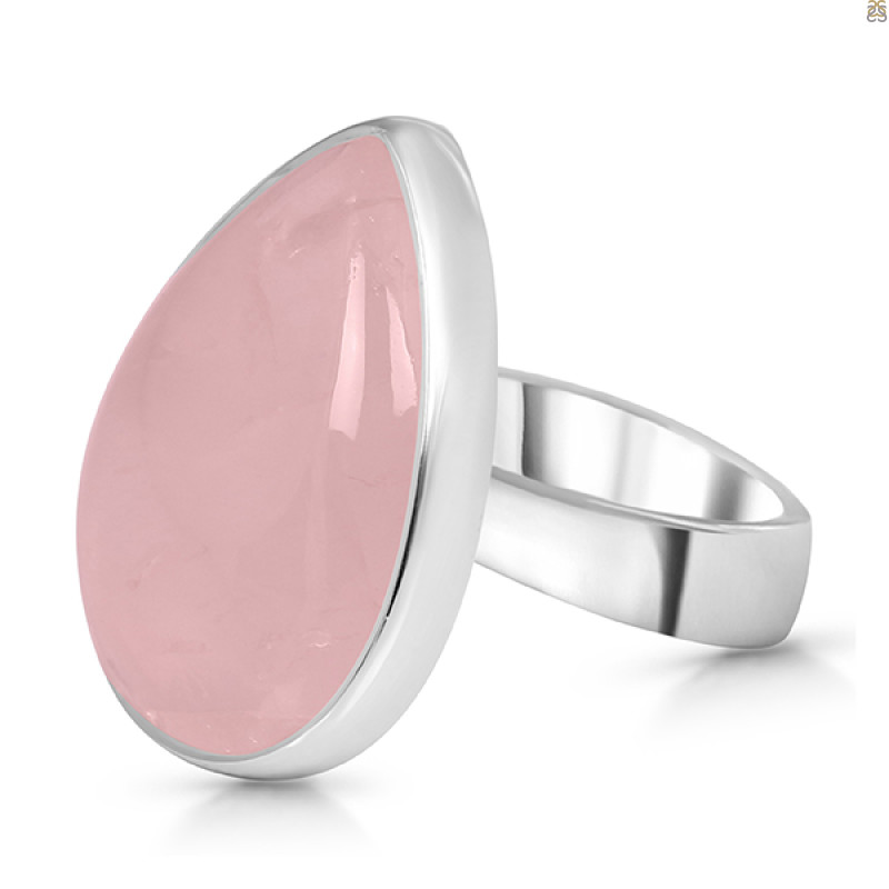 Rose Quartz Ring-R-Size-8 RSQ-2-229