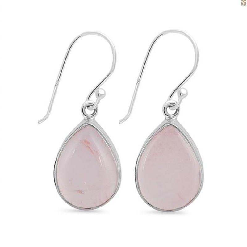 Rose Quartz Earring-E RSQ-3-77