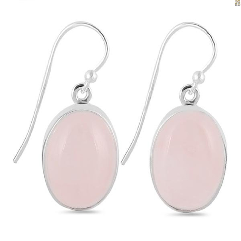 Rose Quartz Earring-E RSQ-3-85