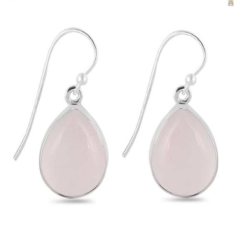 Rose Quartz Earring-E RSQ-3-88